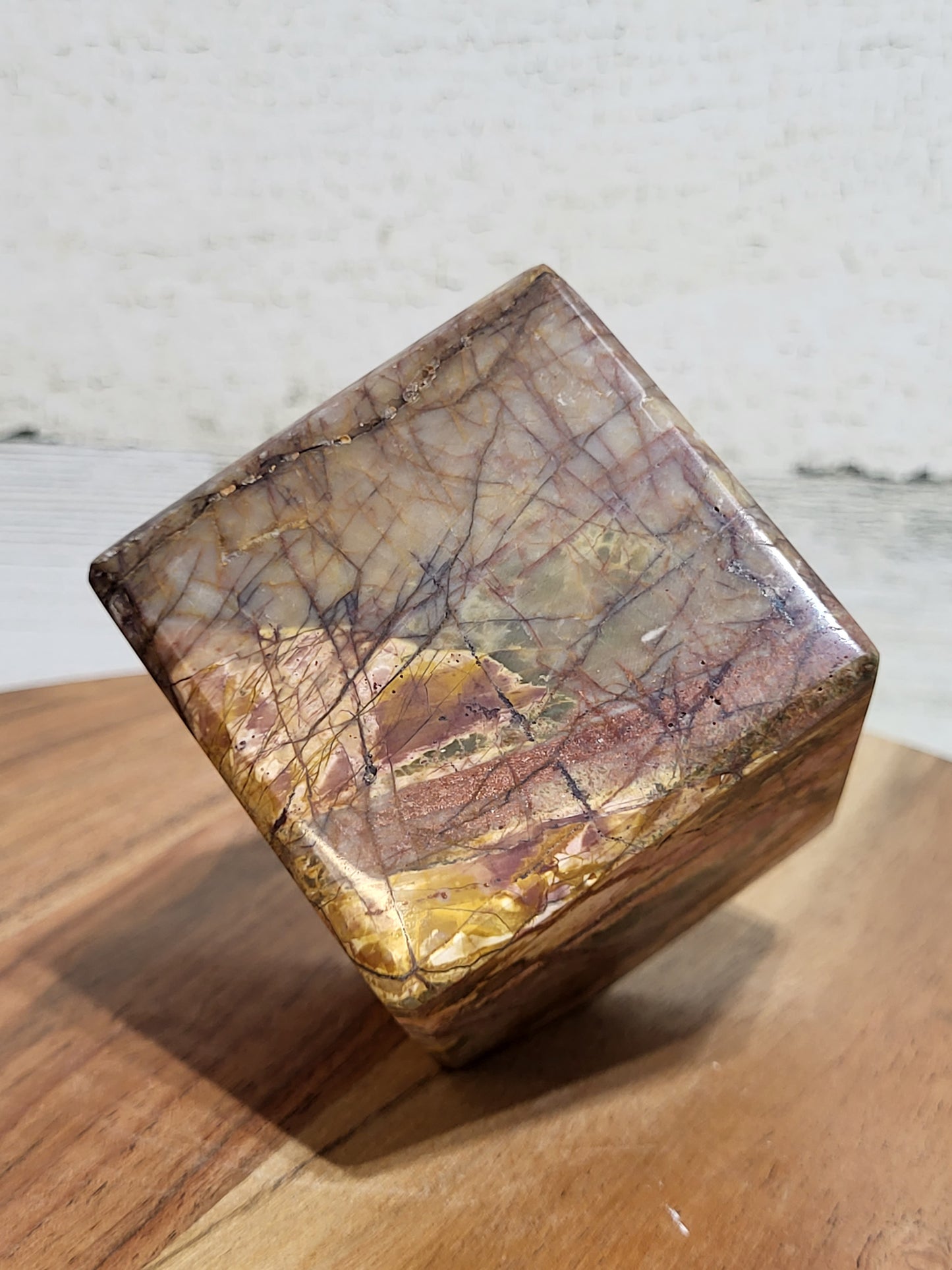 Cherry Creek Jasper Cube