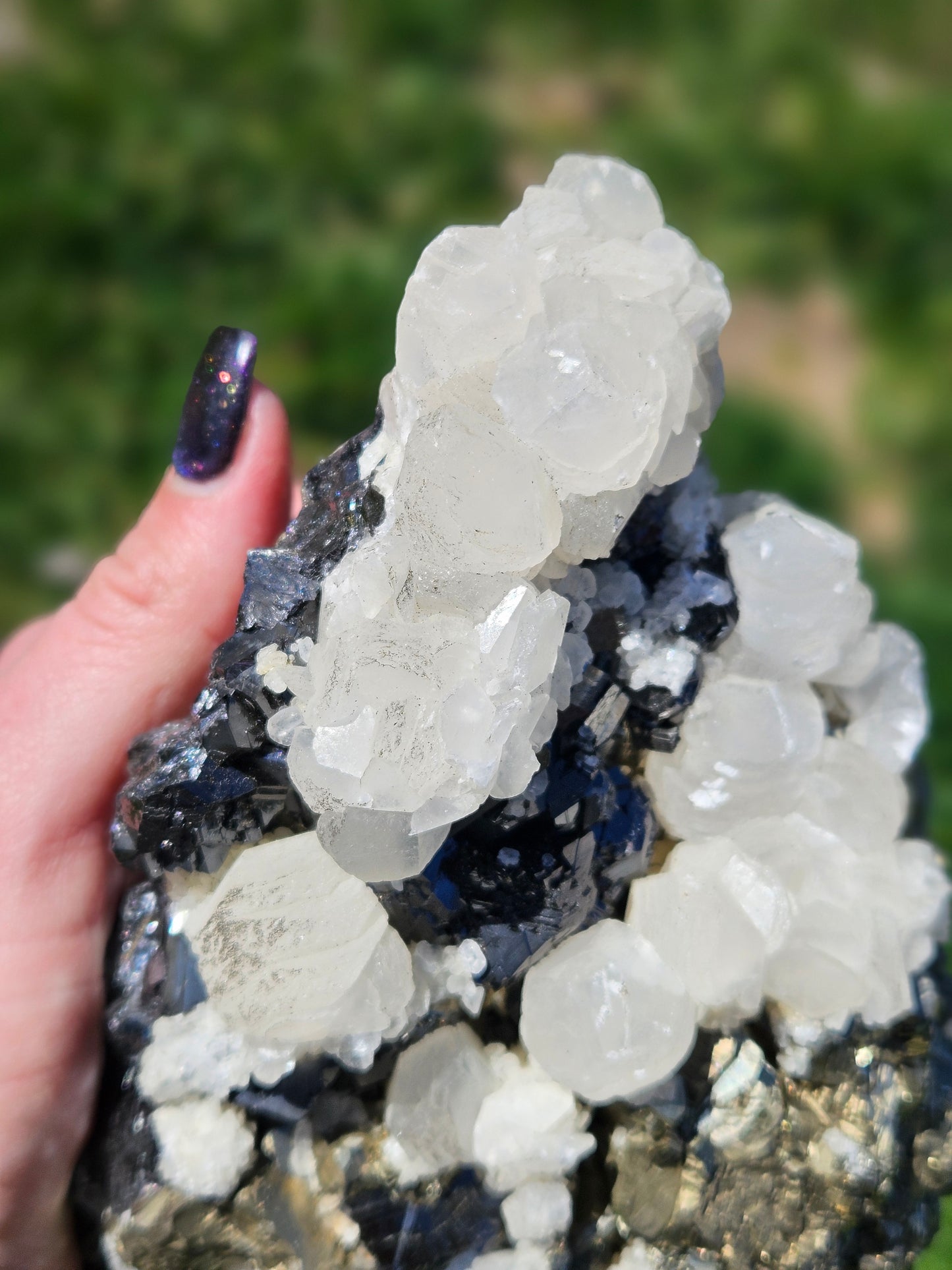 Calcite, Pyrite & Sphalerite Statement Piece from Trepča Mine, Kosovo