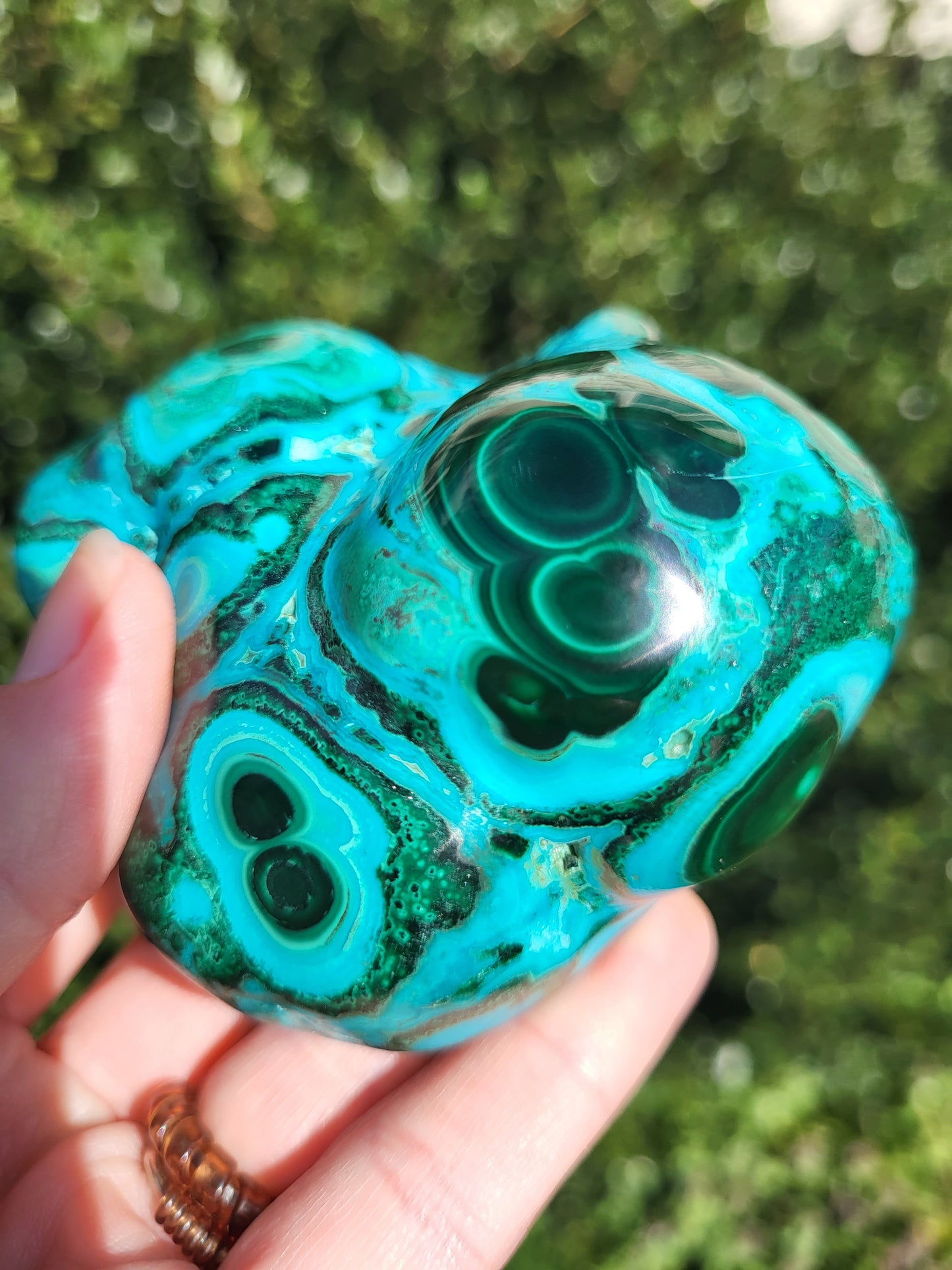 Chrysocolla & Malacite Polished Freeform